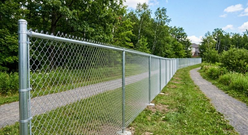Cyclone Fence Installation in Pearland, TX